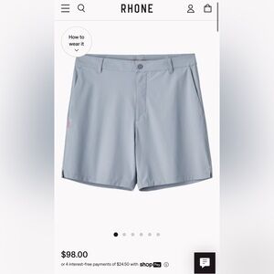 Rhone Resort Shorts 6” - Gray